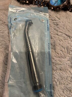 Dental High-Speed Handpiece Turbine - Stainless Steel Look